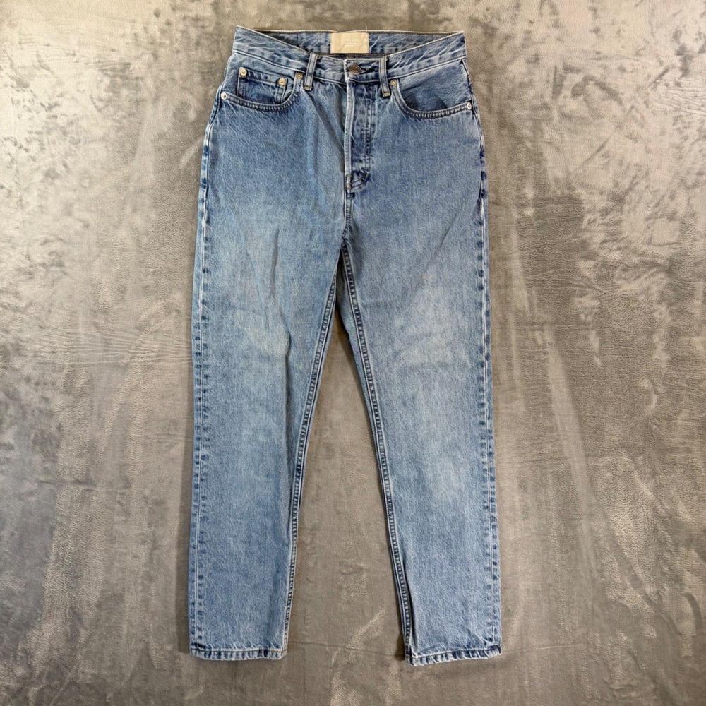 Everlane The 90s Cheeky Jean Women's Size 25 Reg Blue Light Wash Button Fly‎